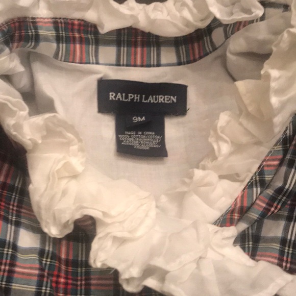 Ralph Lauren Girls Tartan Plaid Party Dress - Picture 2 of 6